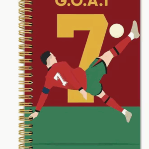 Cuaderno con diseño deportivo