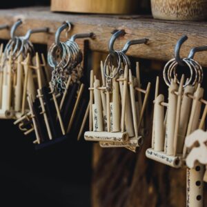Llaveros de madera
