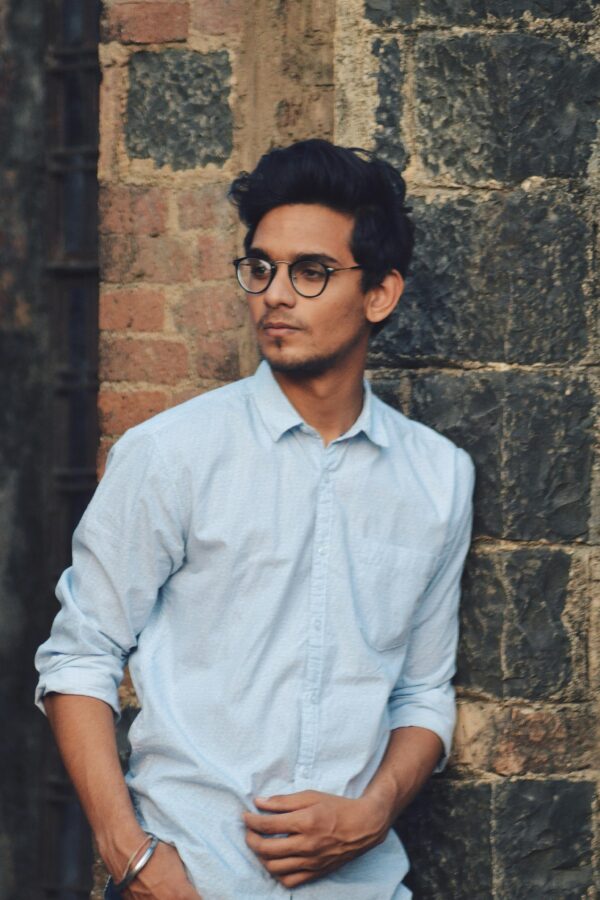 Camisa azul claro